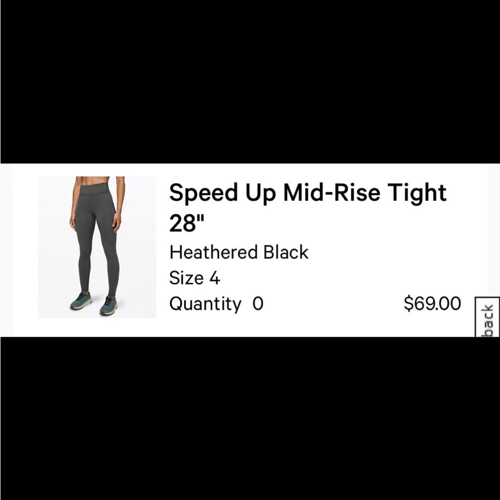 Lululemon Dark Grey Leggings Size 4